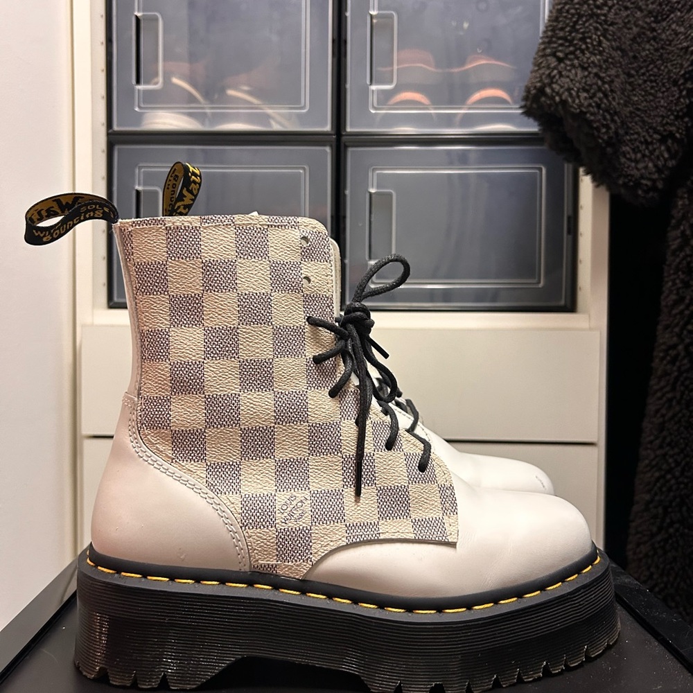 Dr. Martens/Louis Vuitton custom boots